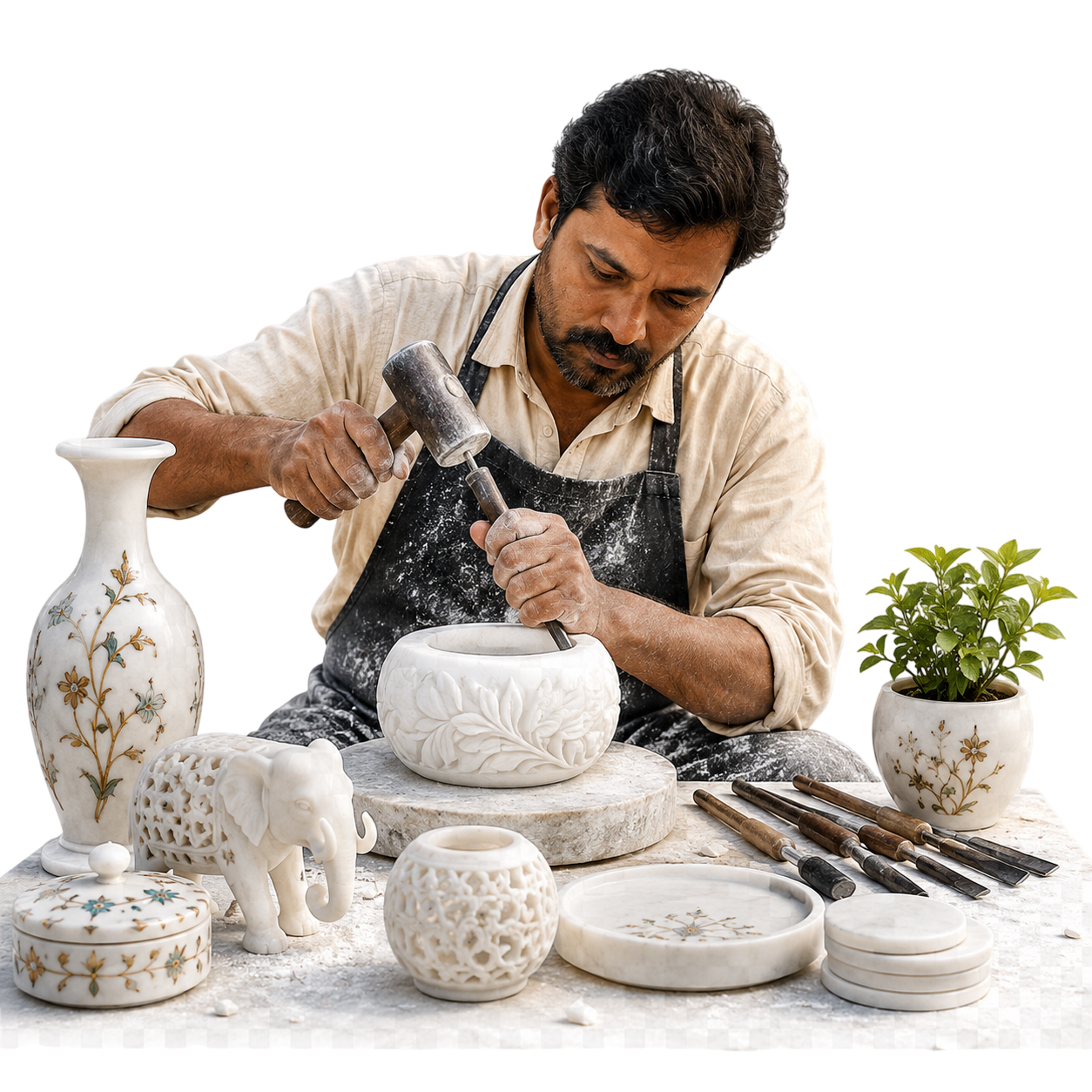 Padam Prabhu Group Marble Craftsmanship